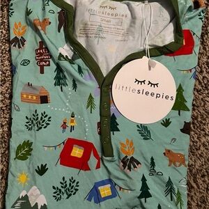Little Sleepies Camping WOMEN’s top only. Short sleeve. NWT 
Size: small